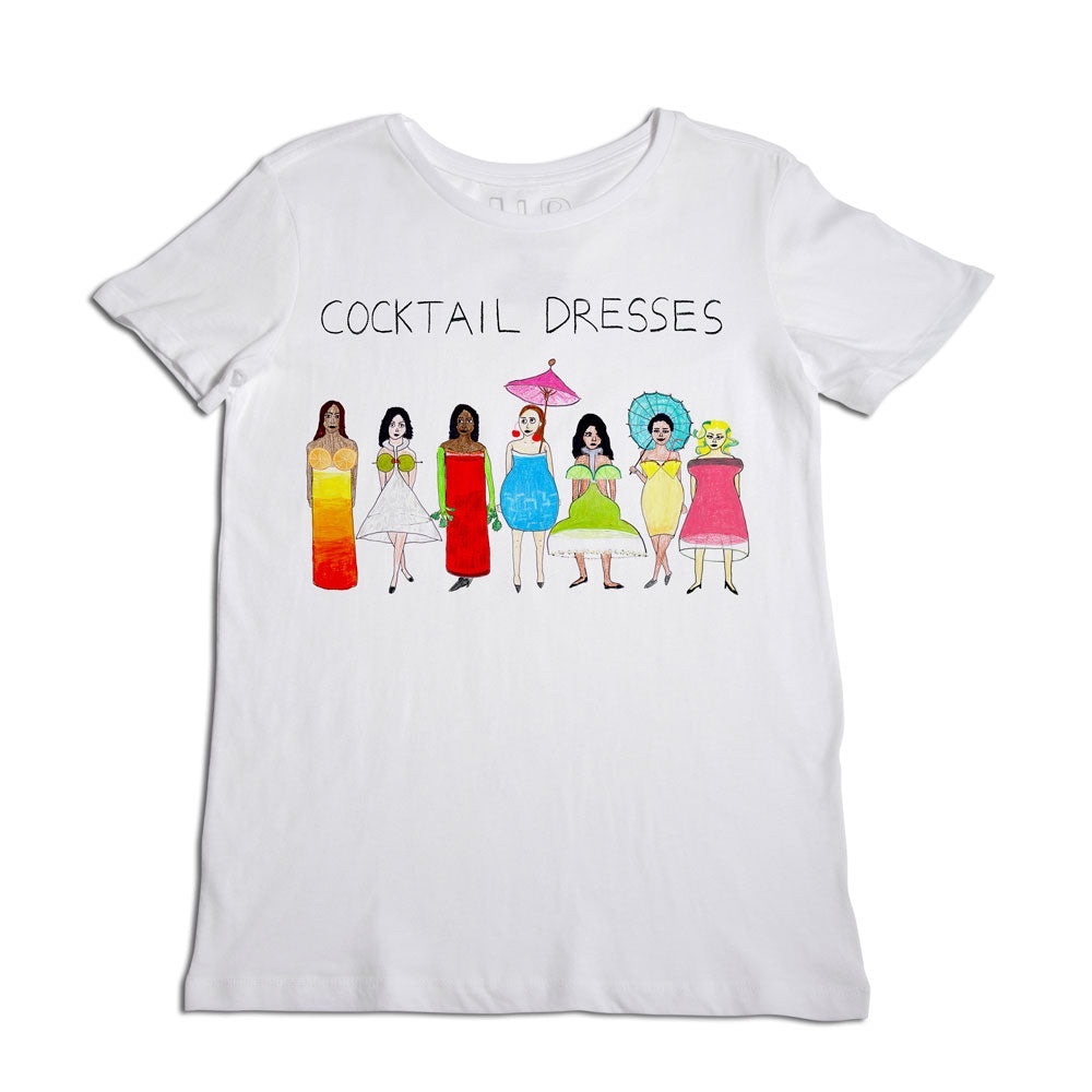 unfortunate portrait cocktail dresses tee shirt size small